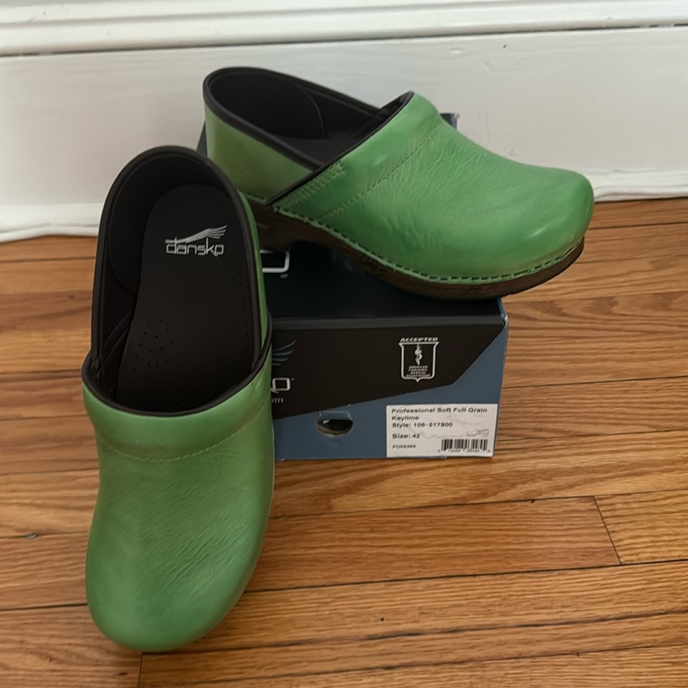 Dansko size 42 EU new never worn green ☘️ clog